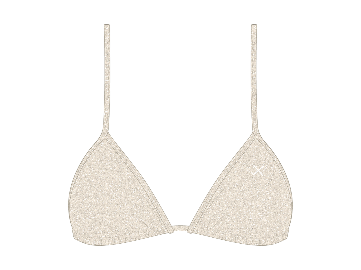 Crystal Shimmer Bikini Top Boutine LA