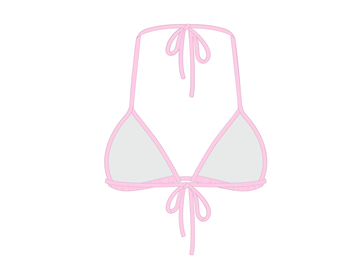 Dusty Pink Bikini Top II – Boutine LA