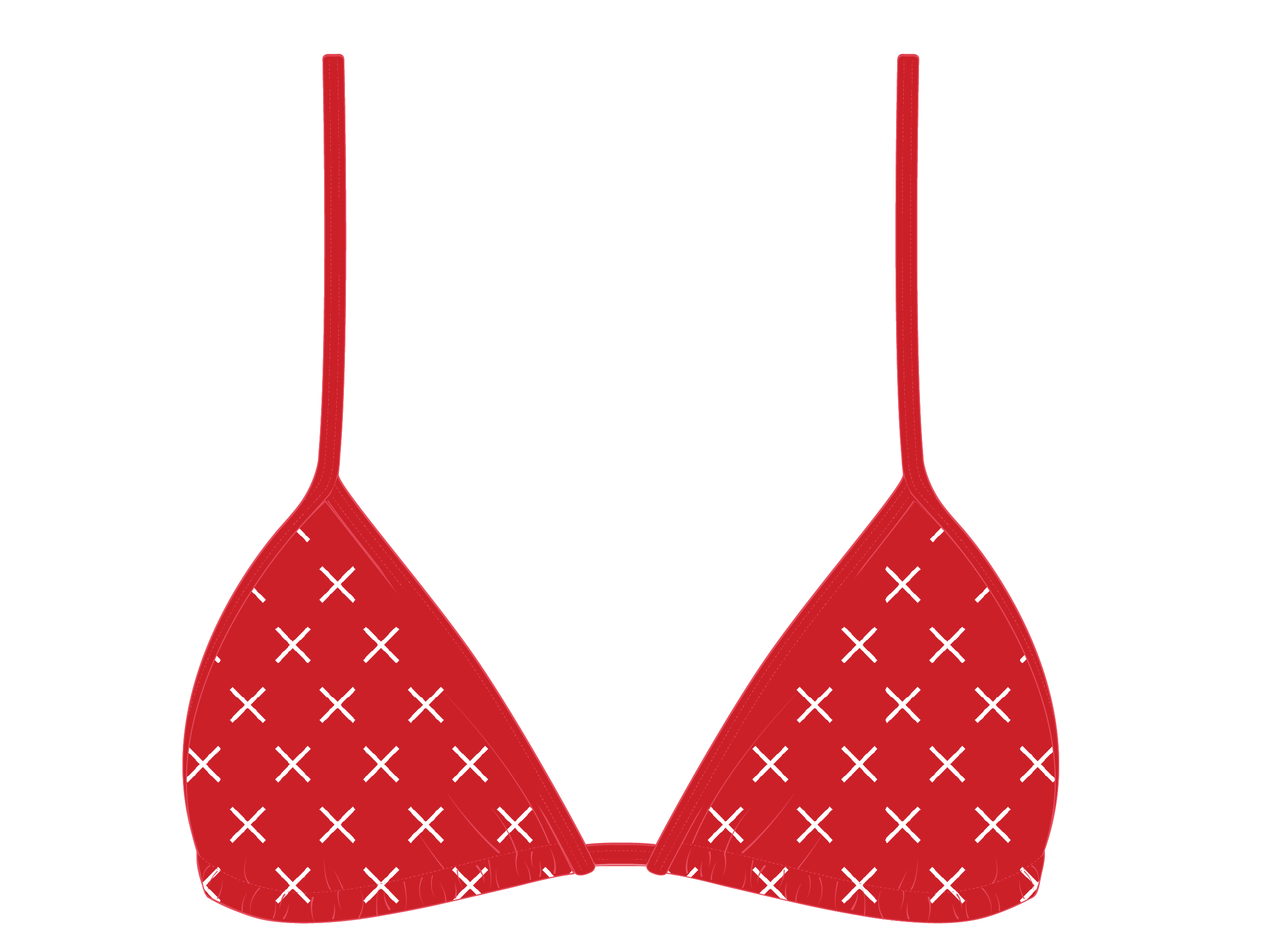 Bathing suit brand with x best sale logo