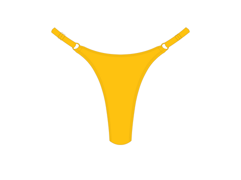 Lily Yellow Bow Tie Bottoms – Boutine LA
