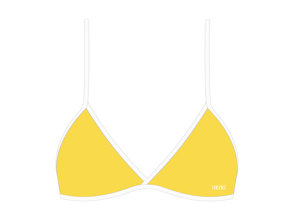 Tropical Yellow Fitted Top II – Boutine LA