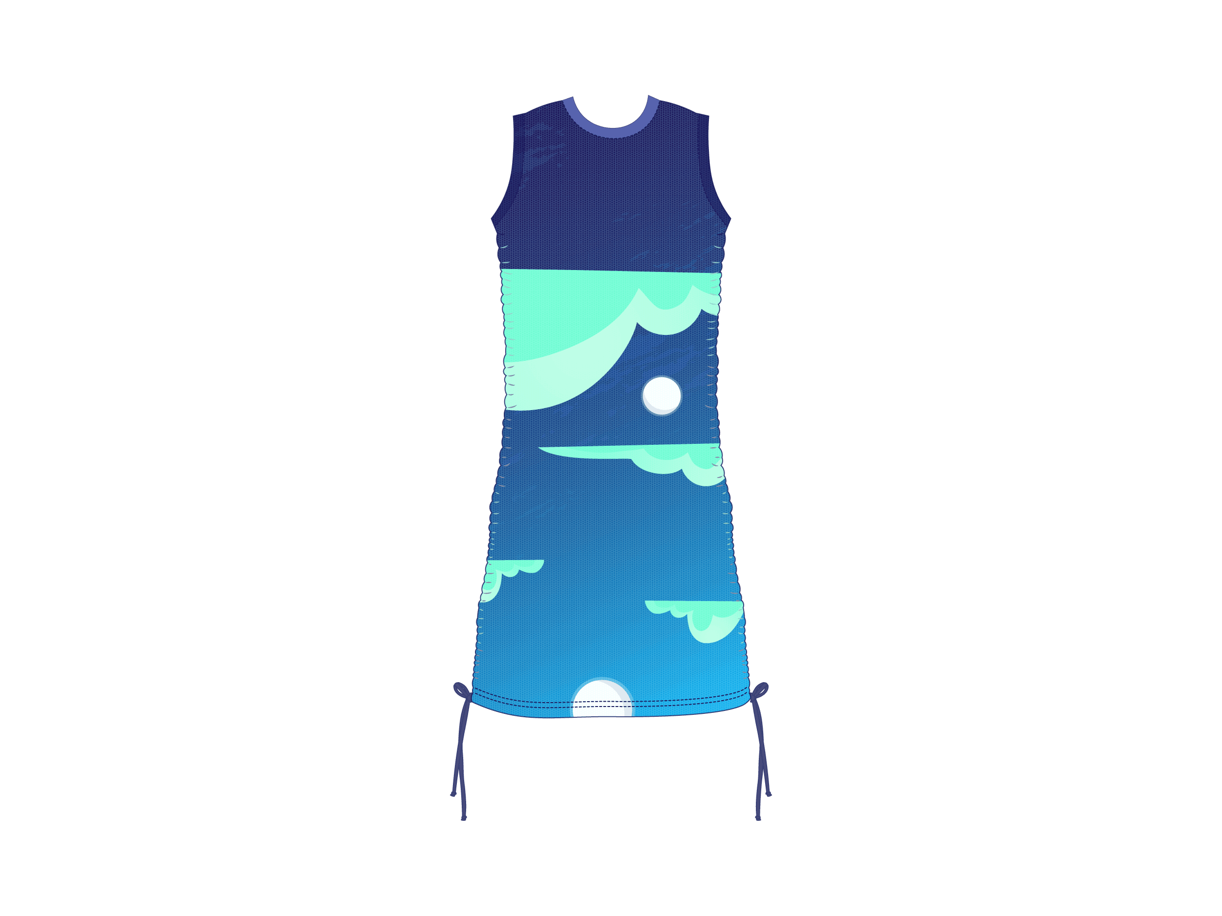 Mesh Graphic Scrunch Dress Boutine LA Mesh Graphic Scrunch Dress Boutine LA