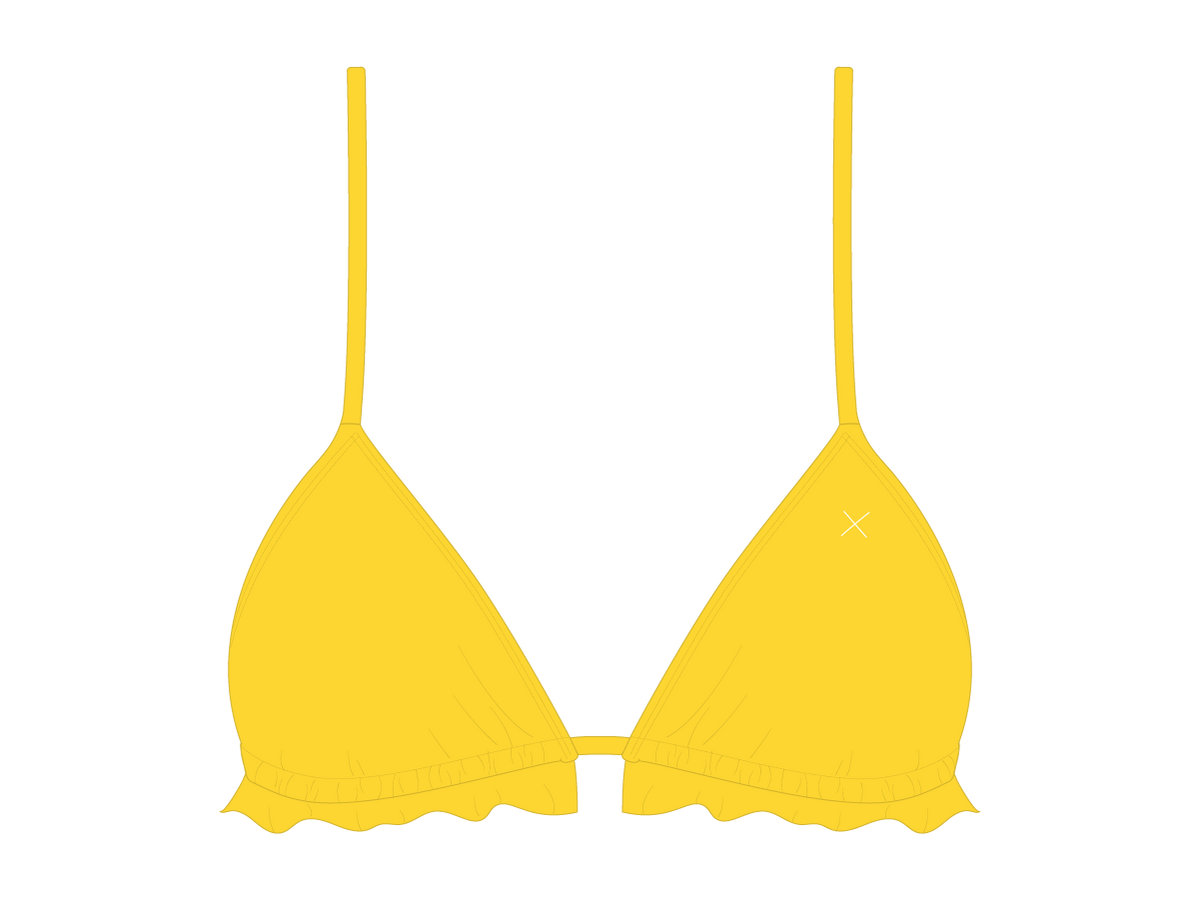 Lily Yellow Fringe Top – Boutine LA