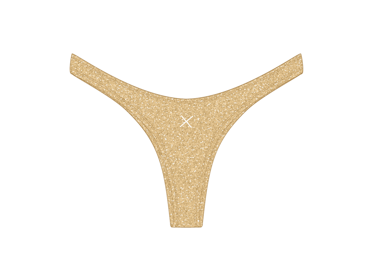 Gold Dust Shimmer Chic Bottom – Boutine LA