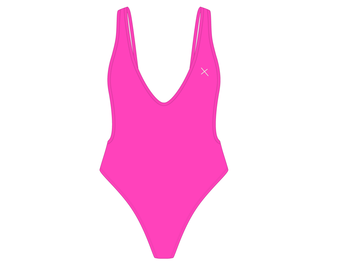 Hot Pink Rio One-Piece II – Boutine LA