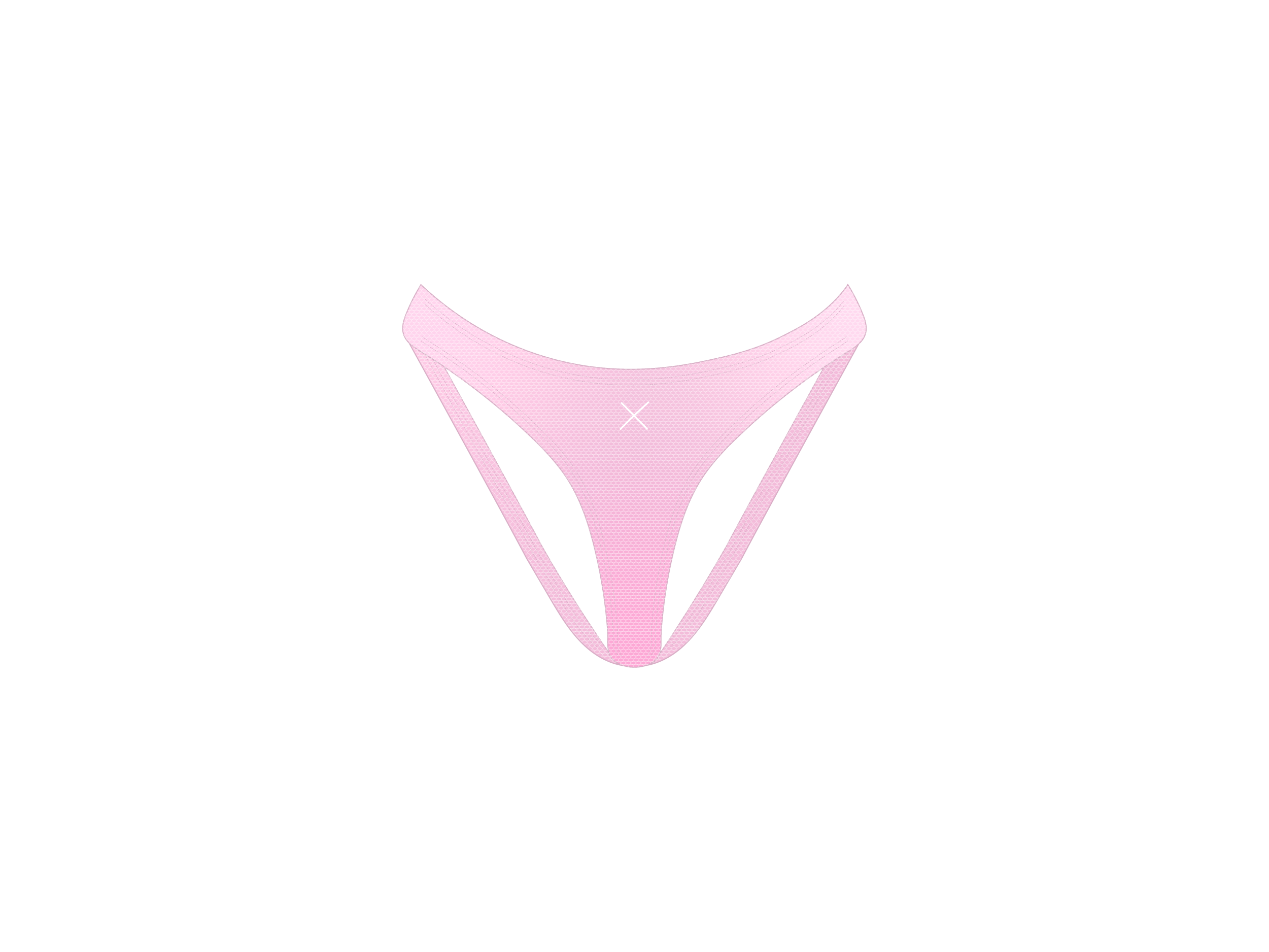 Taffy Pink Angle Bottoms - Honeycomb Fabric – Boutine LA