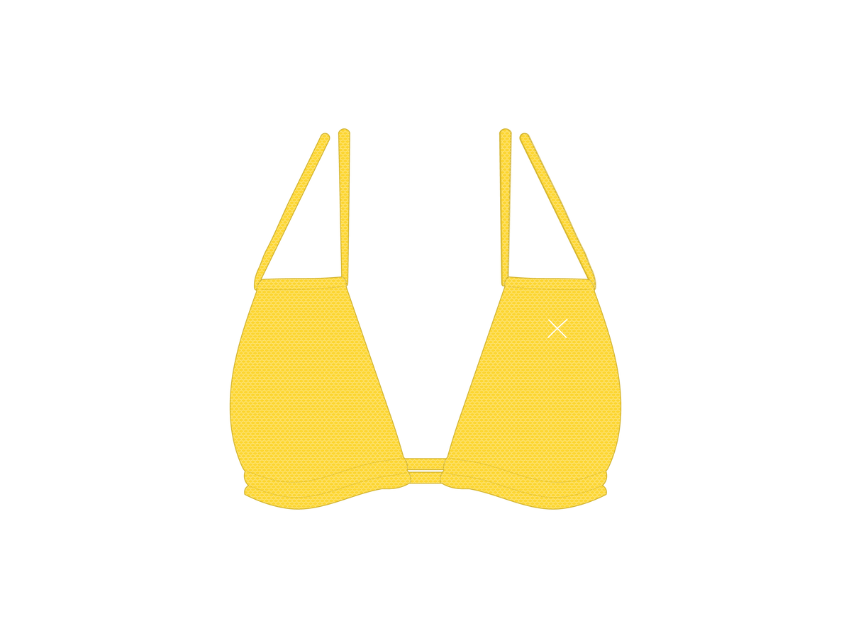 Lily Yellow Roamer Top - Honeycomb Fabric – Boutine LA