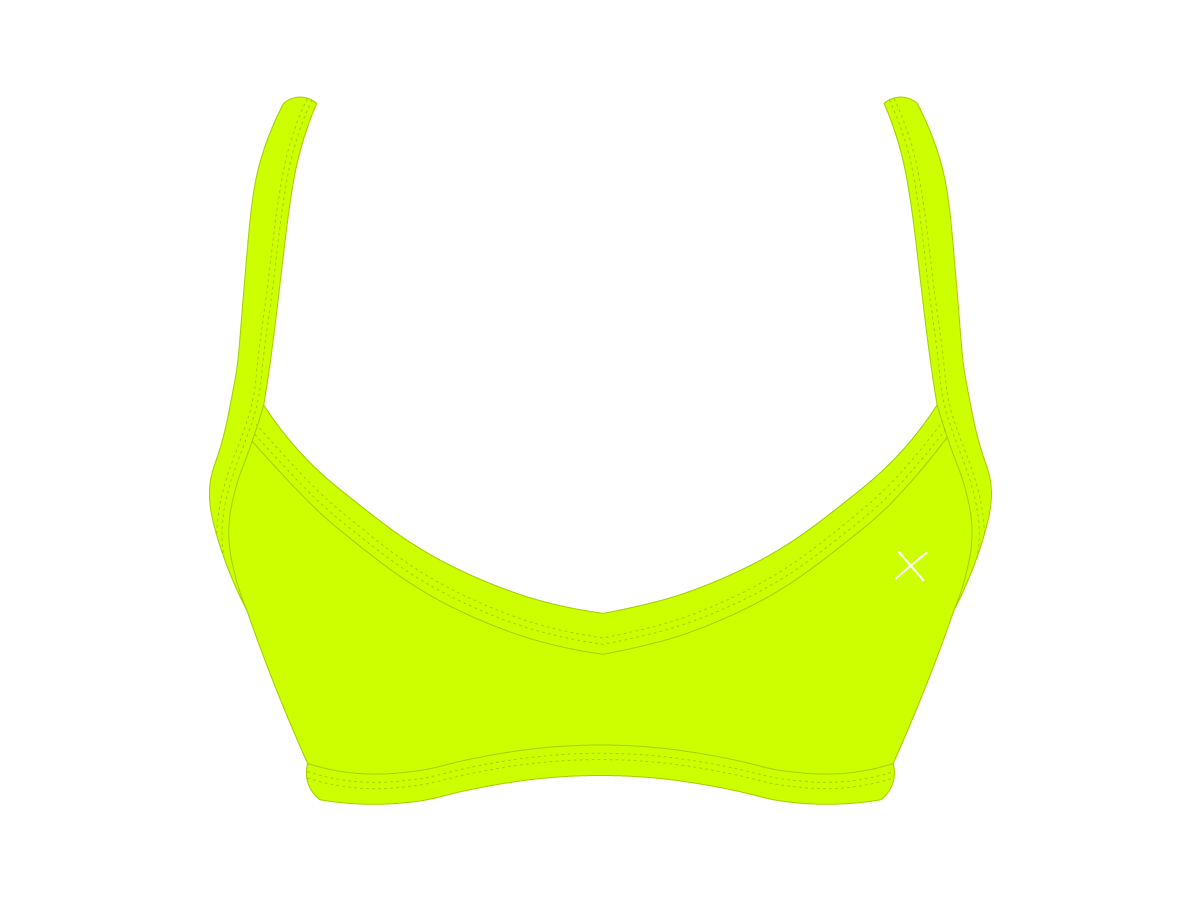 Sour Yellow Sporty Top – Boutine LA