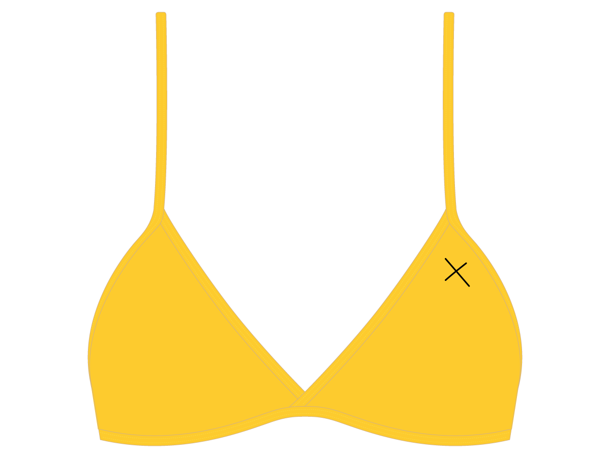 Lily Yellow Fitted Top II – Boutine LA