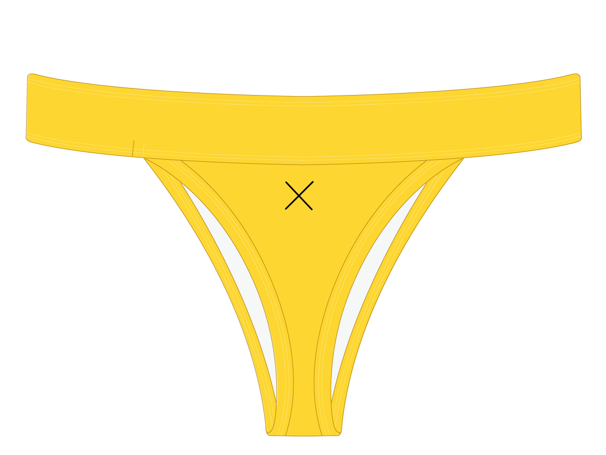 Lily Yellow Surf Bottoms – Boutine LA